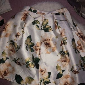 Beautiful floral a line floral skirt